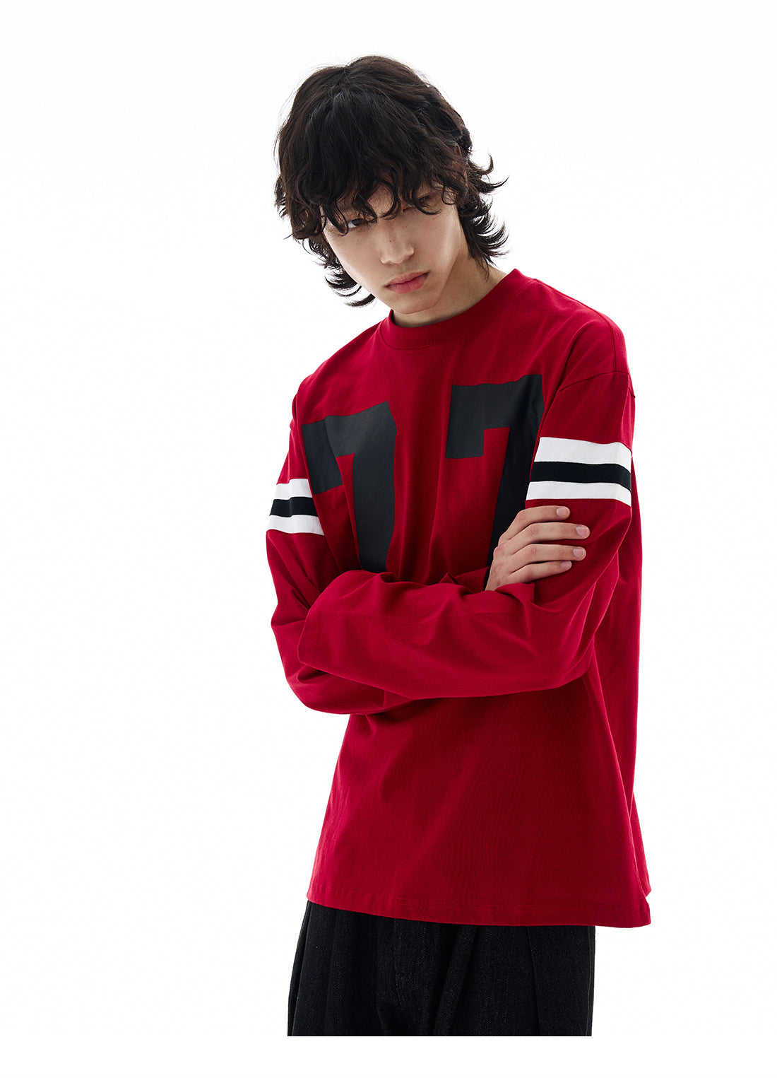 QS610B print L/S tee