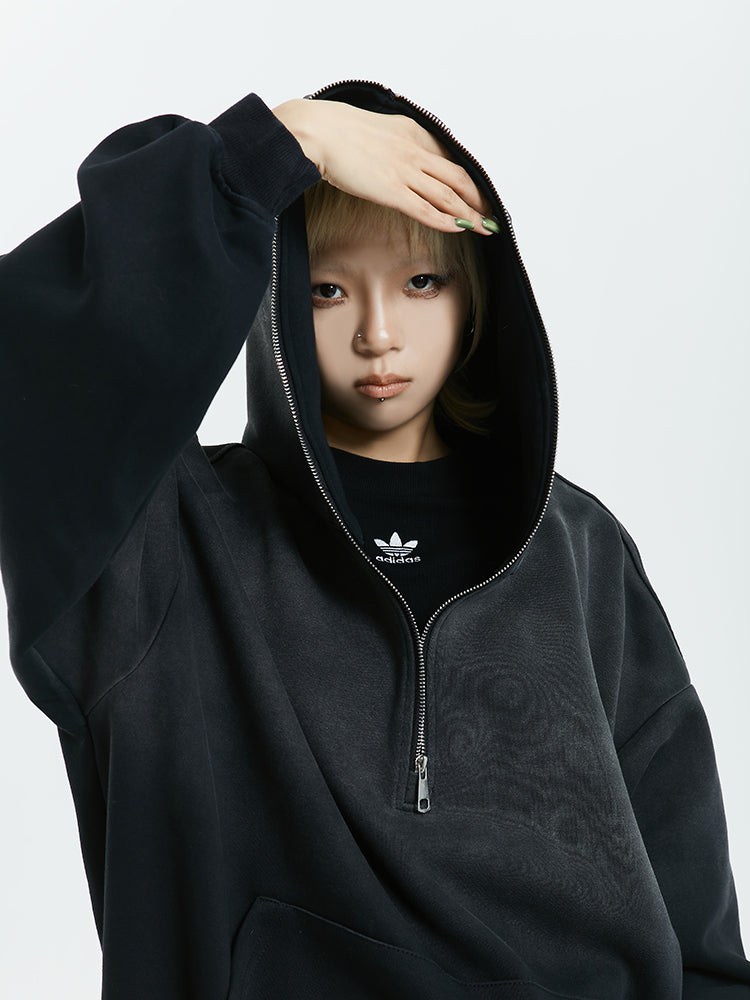 QS123B half zip hoodie