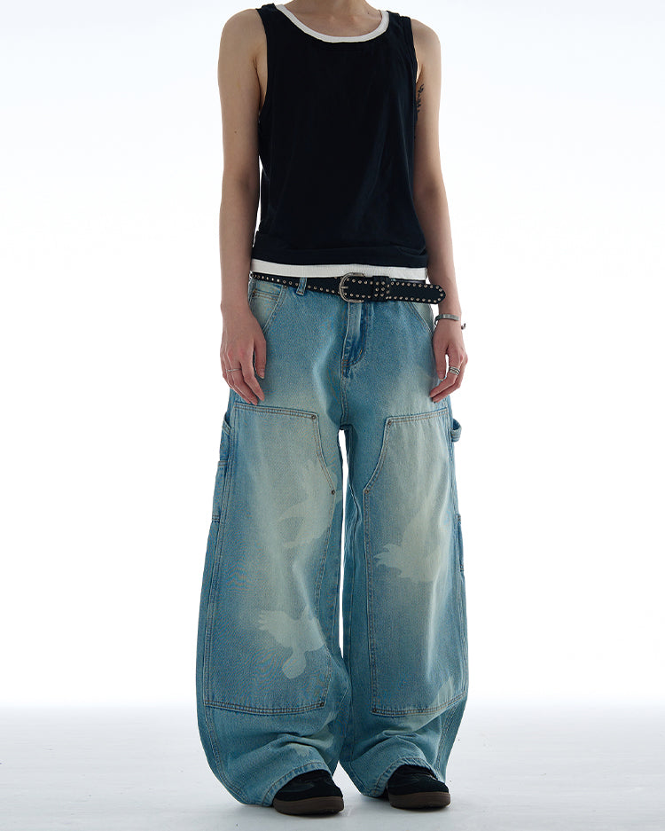 QS401B wide denim