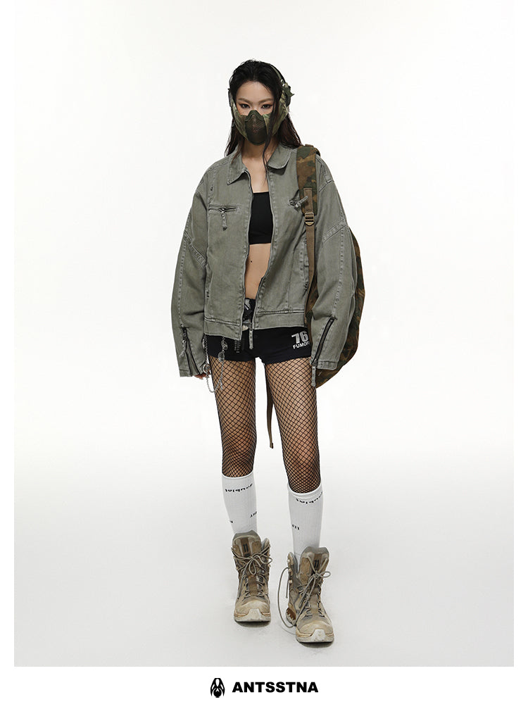 QS301B retro wash jacket