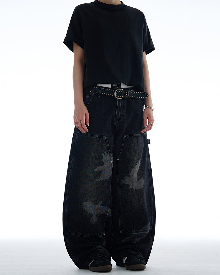 QS401B wide denim
