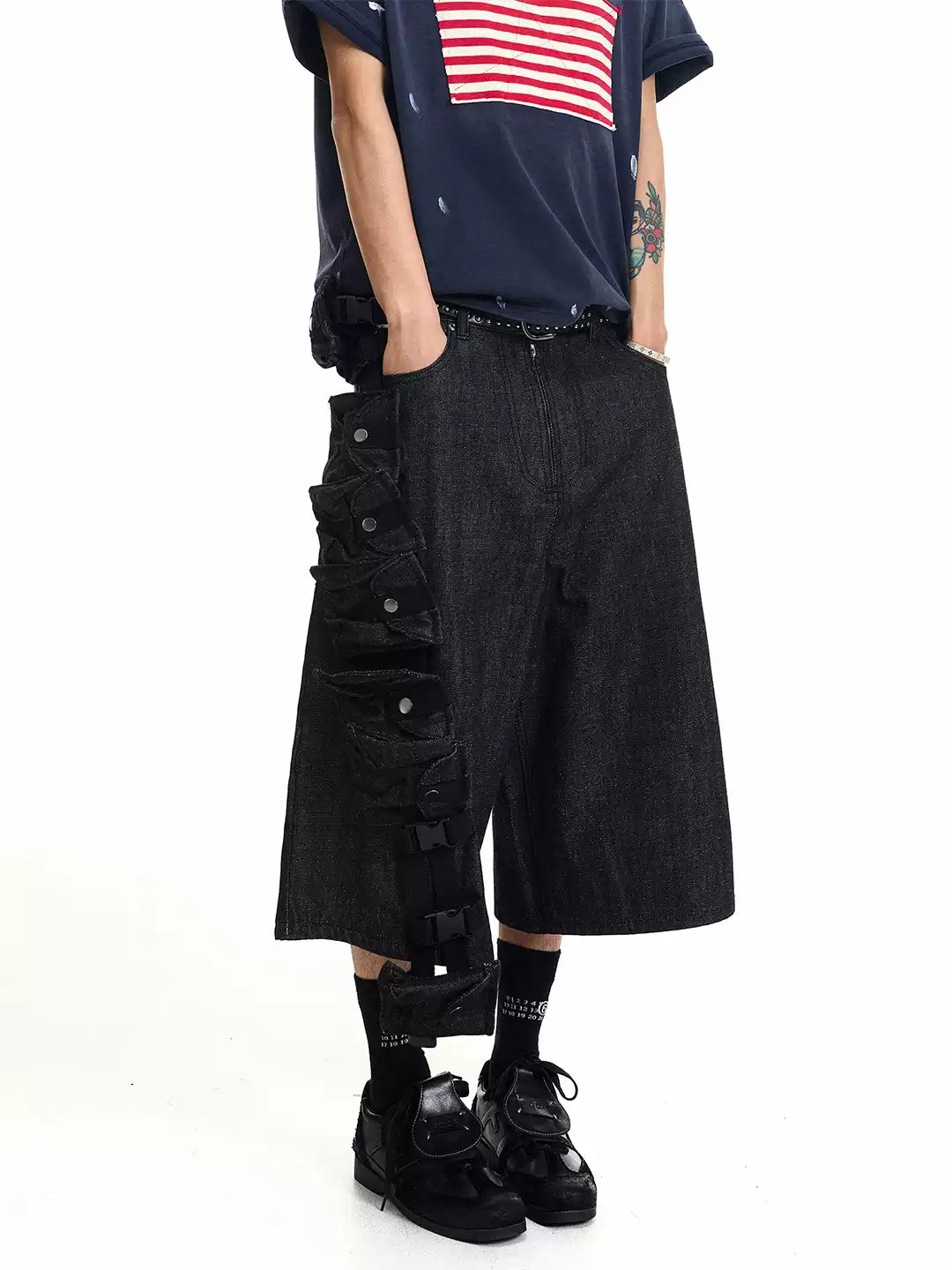 QS835B denim shorts