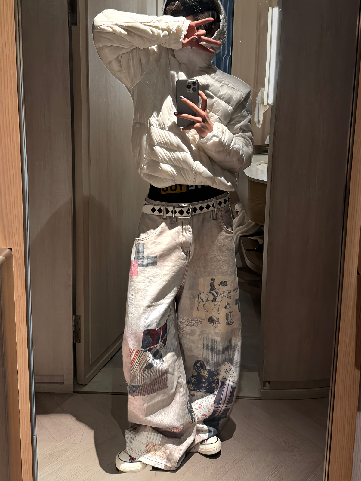 QS949B loose denim