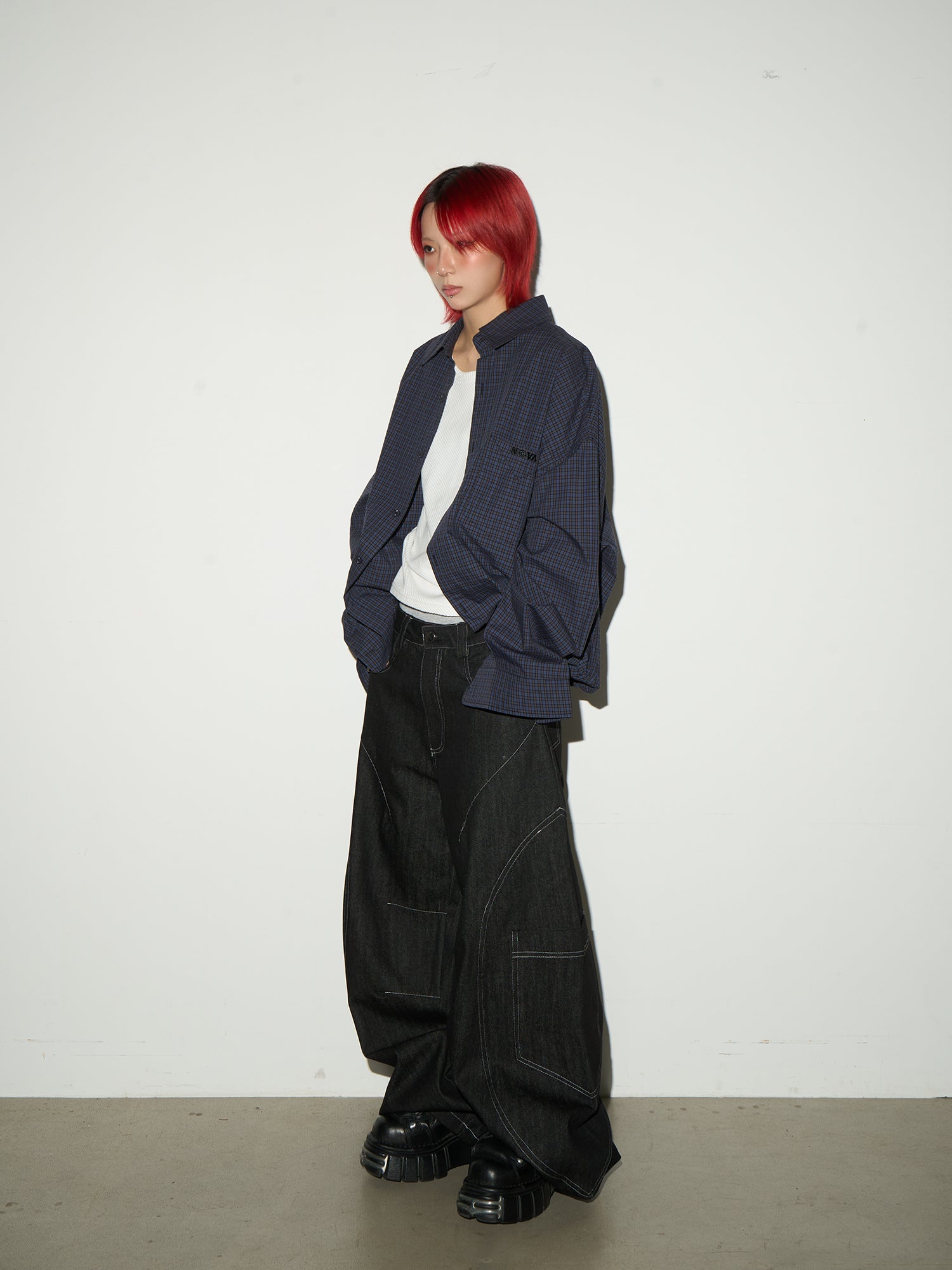 QS570B wide denim