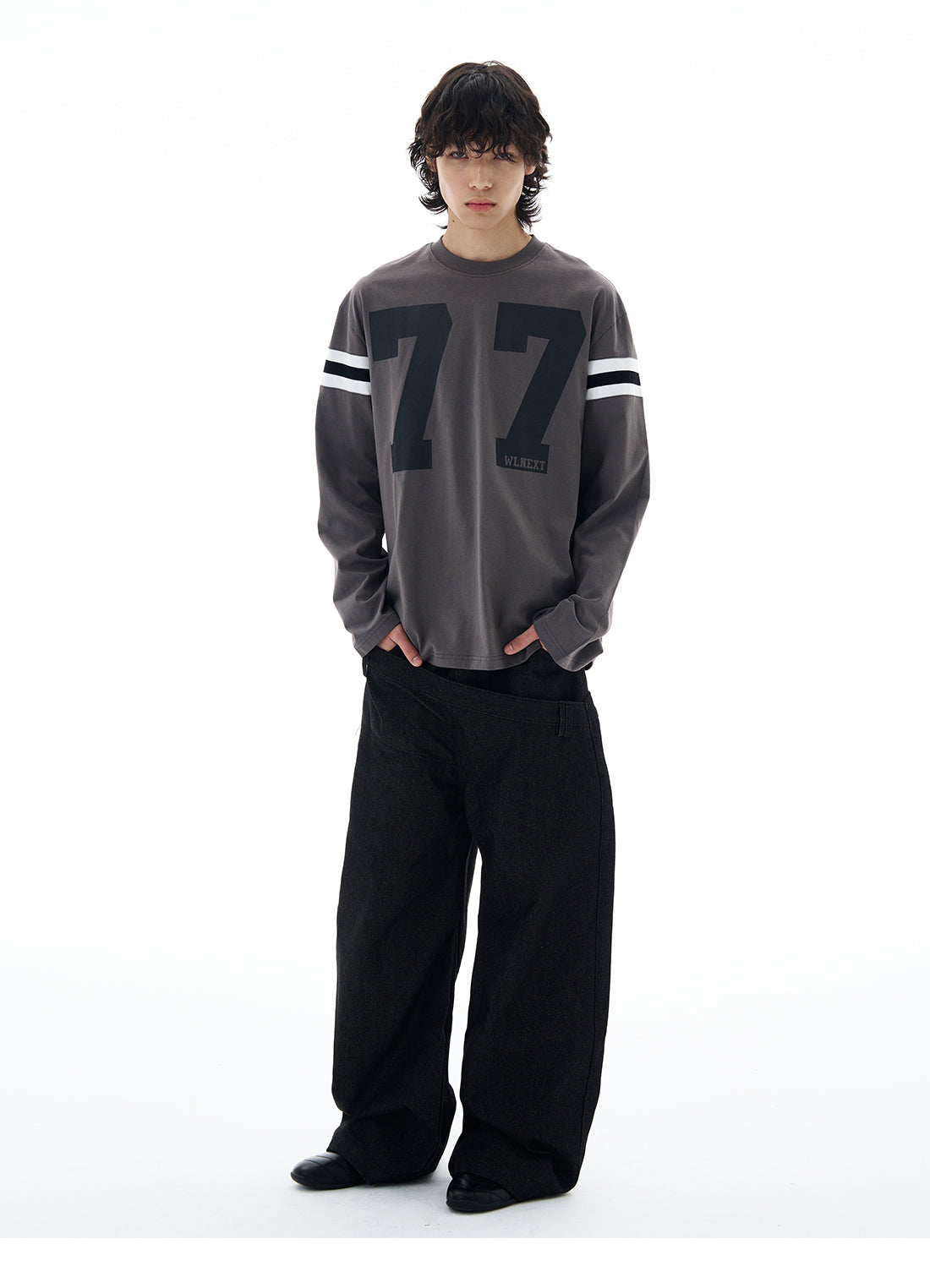 QS610B print L/S tee