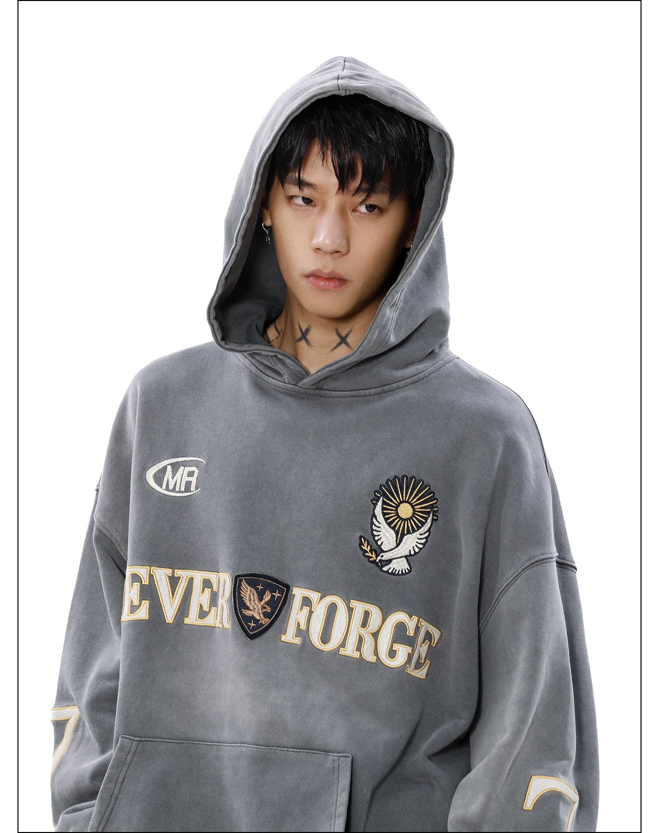 QS968A embroidery hoodie
