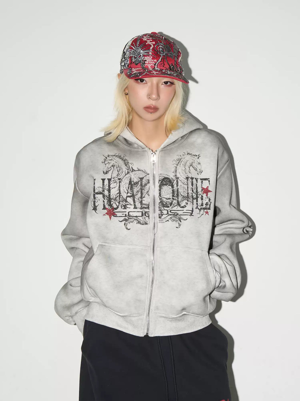 QS908B zip hoodie