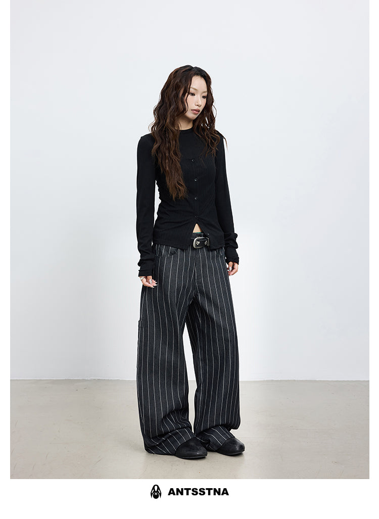 QS624B stripe pants