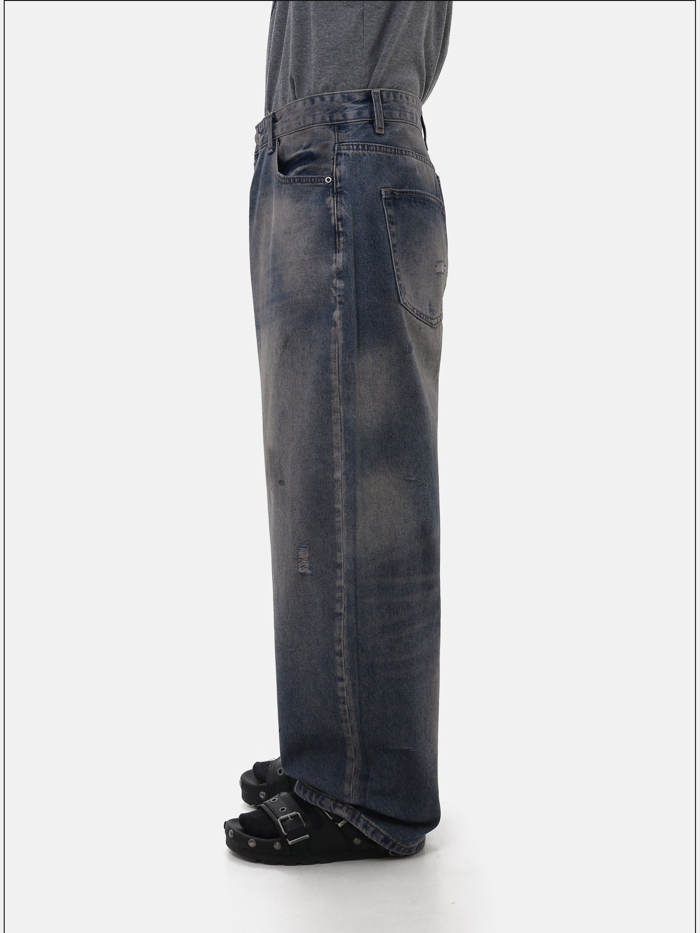 QS769B wash denim