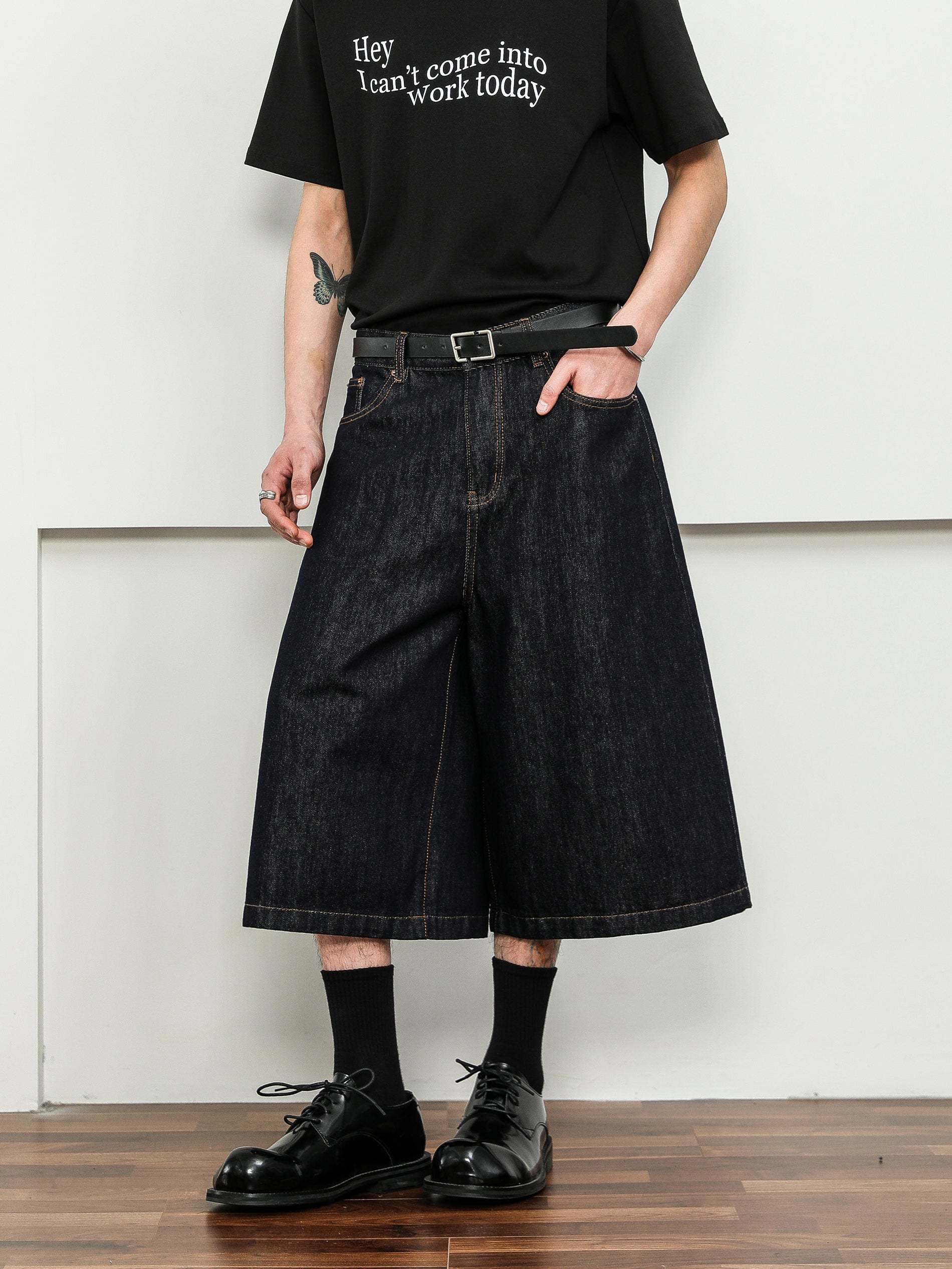 QS420B denim shorts