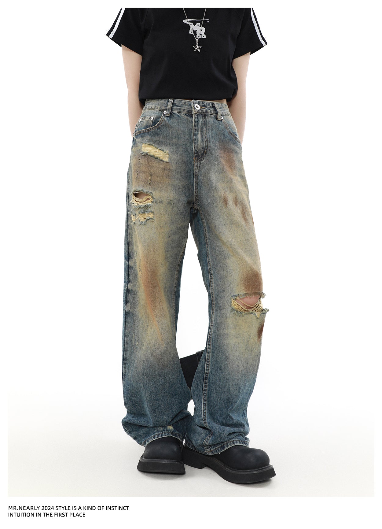 QS547A dirty denim