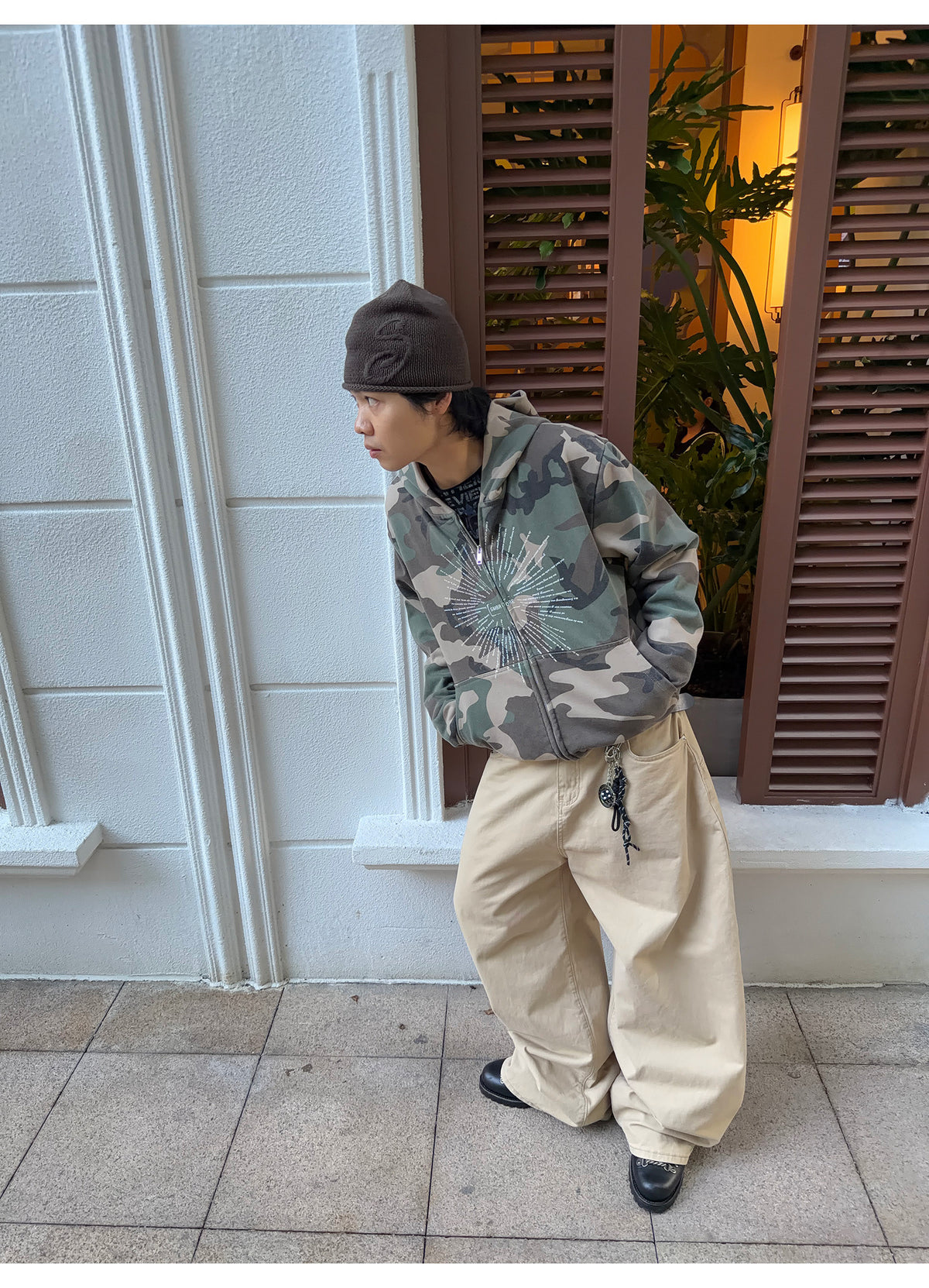 QS915B zip hoodie