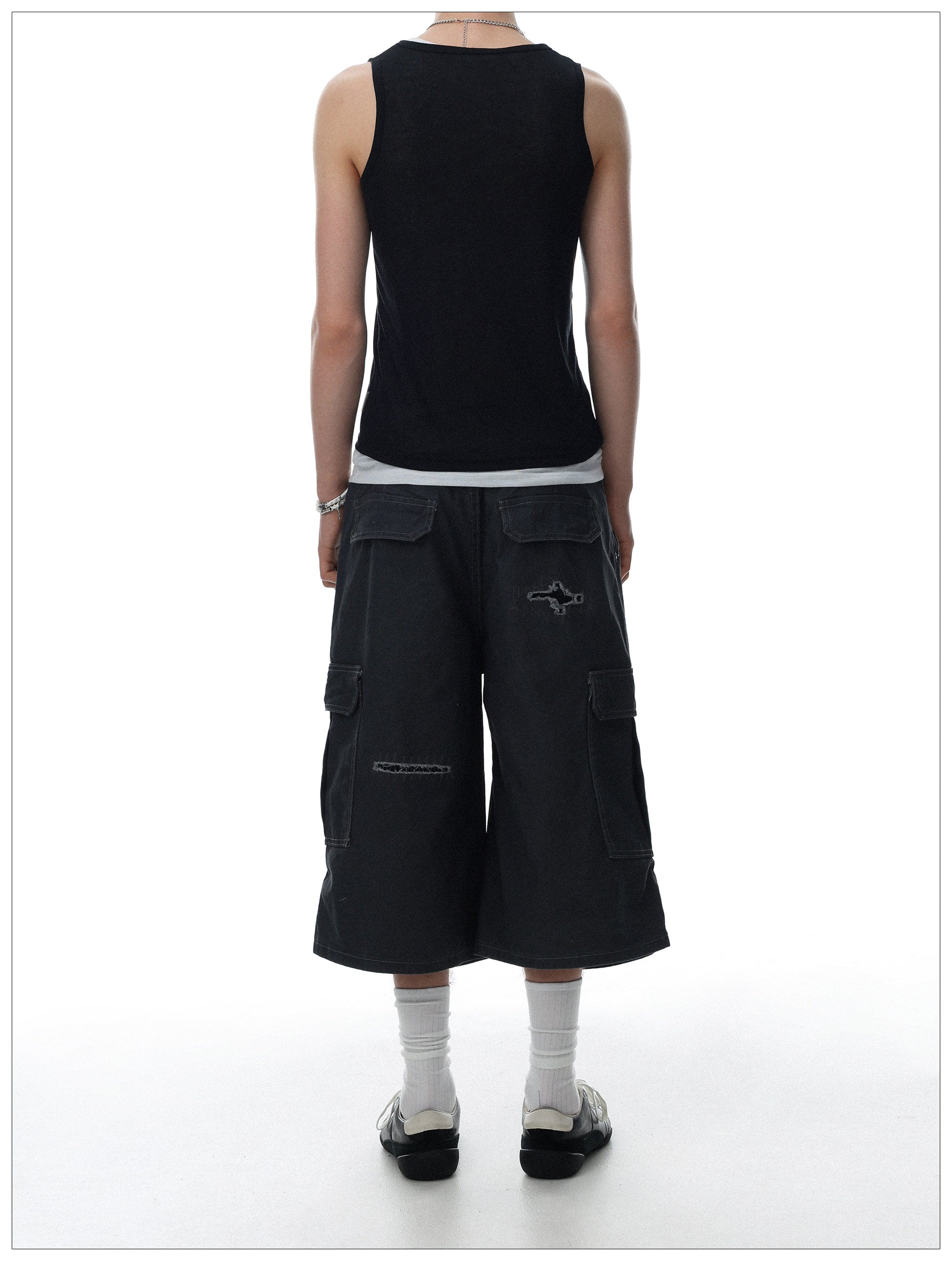 QS828B multi pocket pants