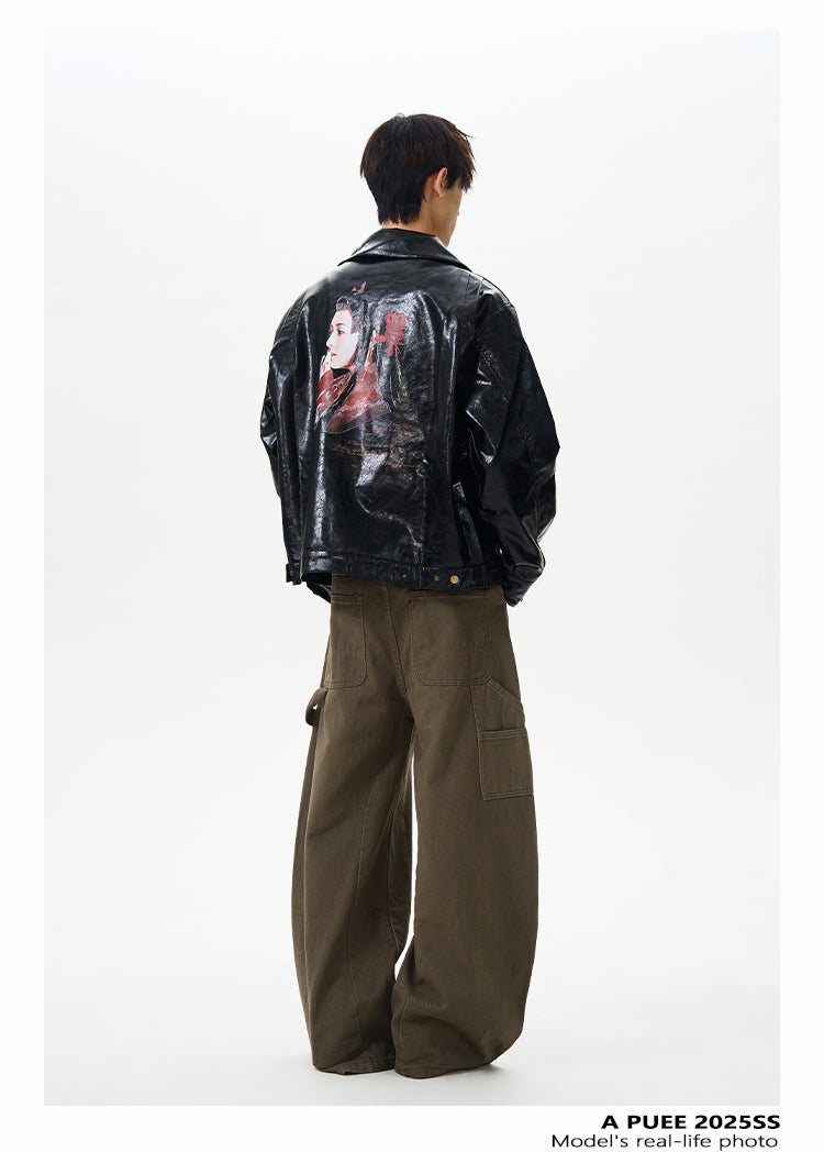 QS362B leather jacket