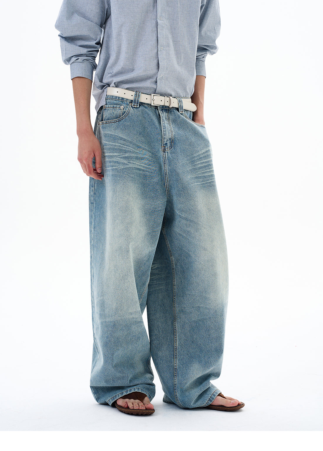 QS642B wash denim