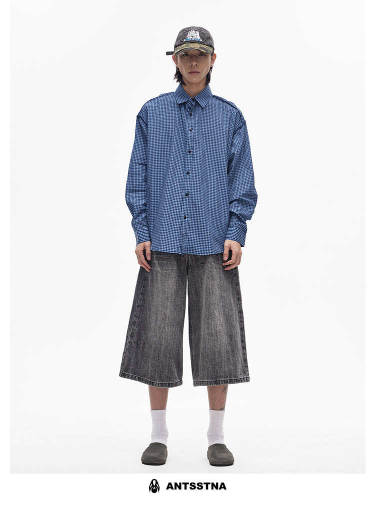 QS419B denim shorts