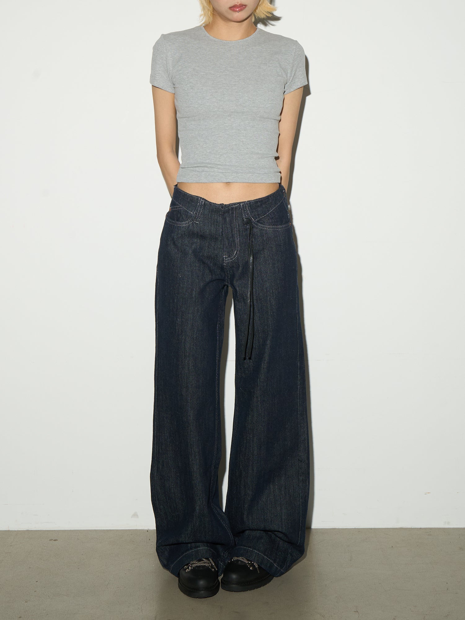 QS489B retro denim