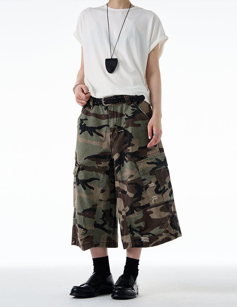 QS482B camouflage shorts