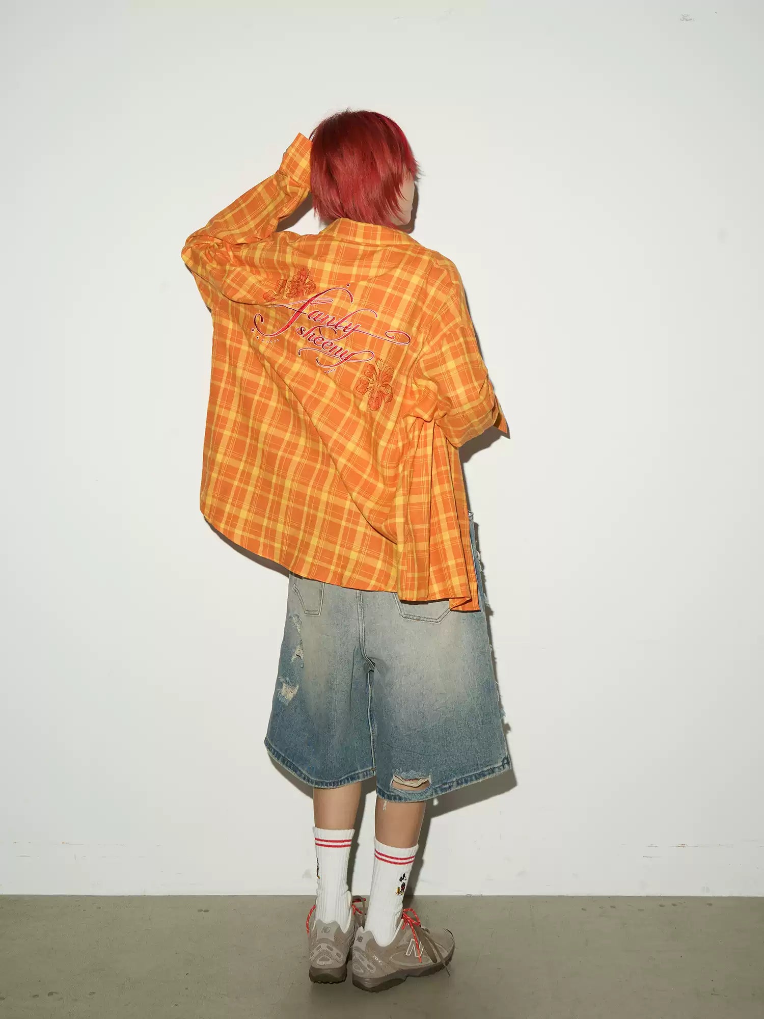 QS568B denim shorts