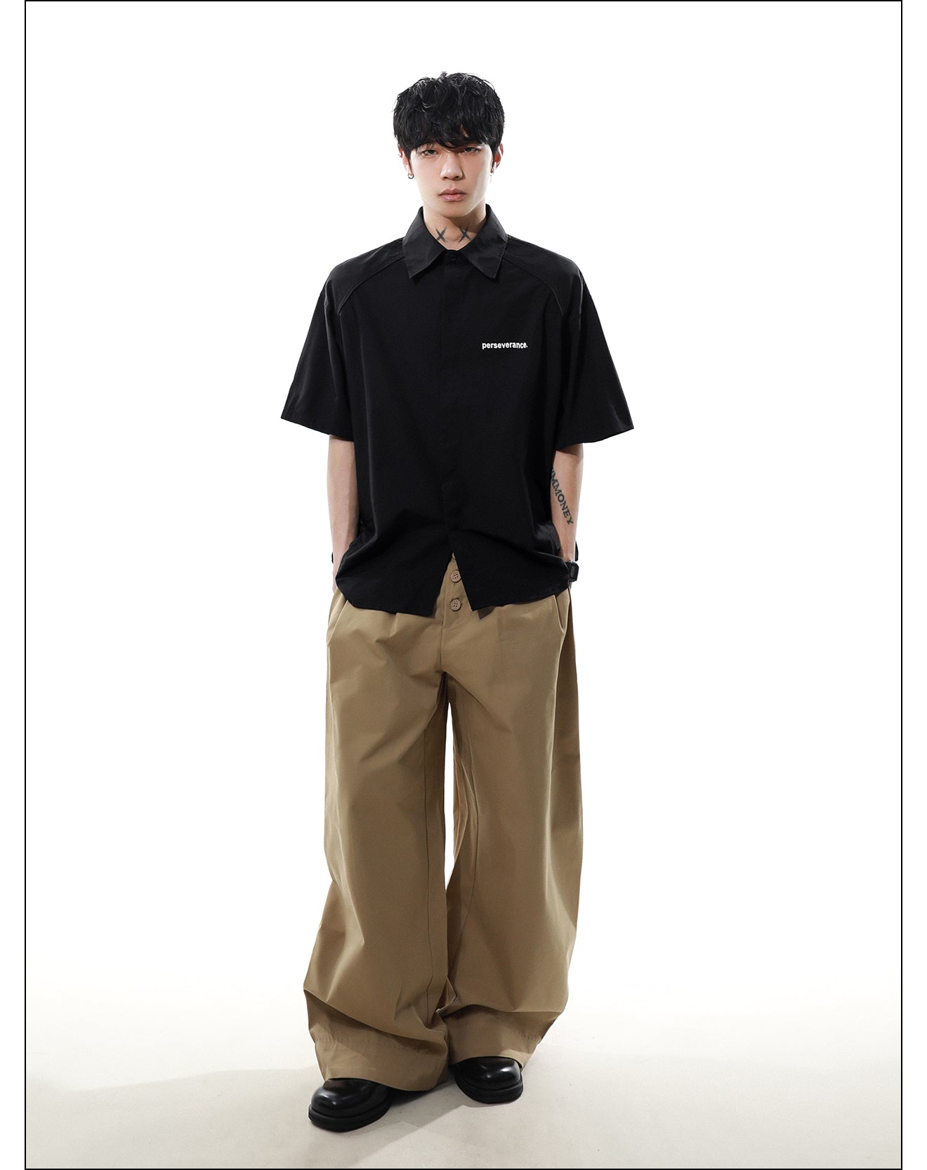 QS424B simple shirts