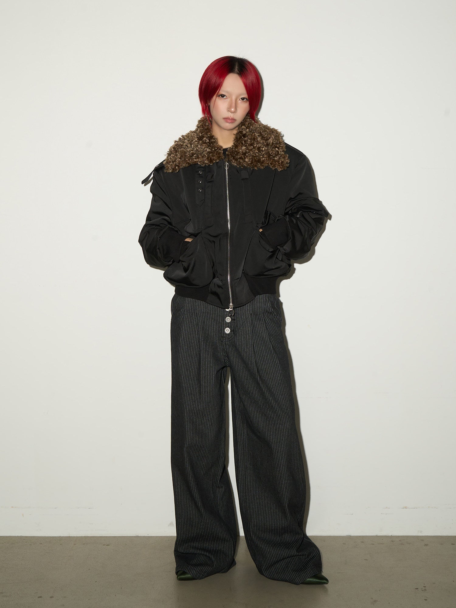 QS685B stripe pants