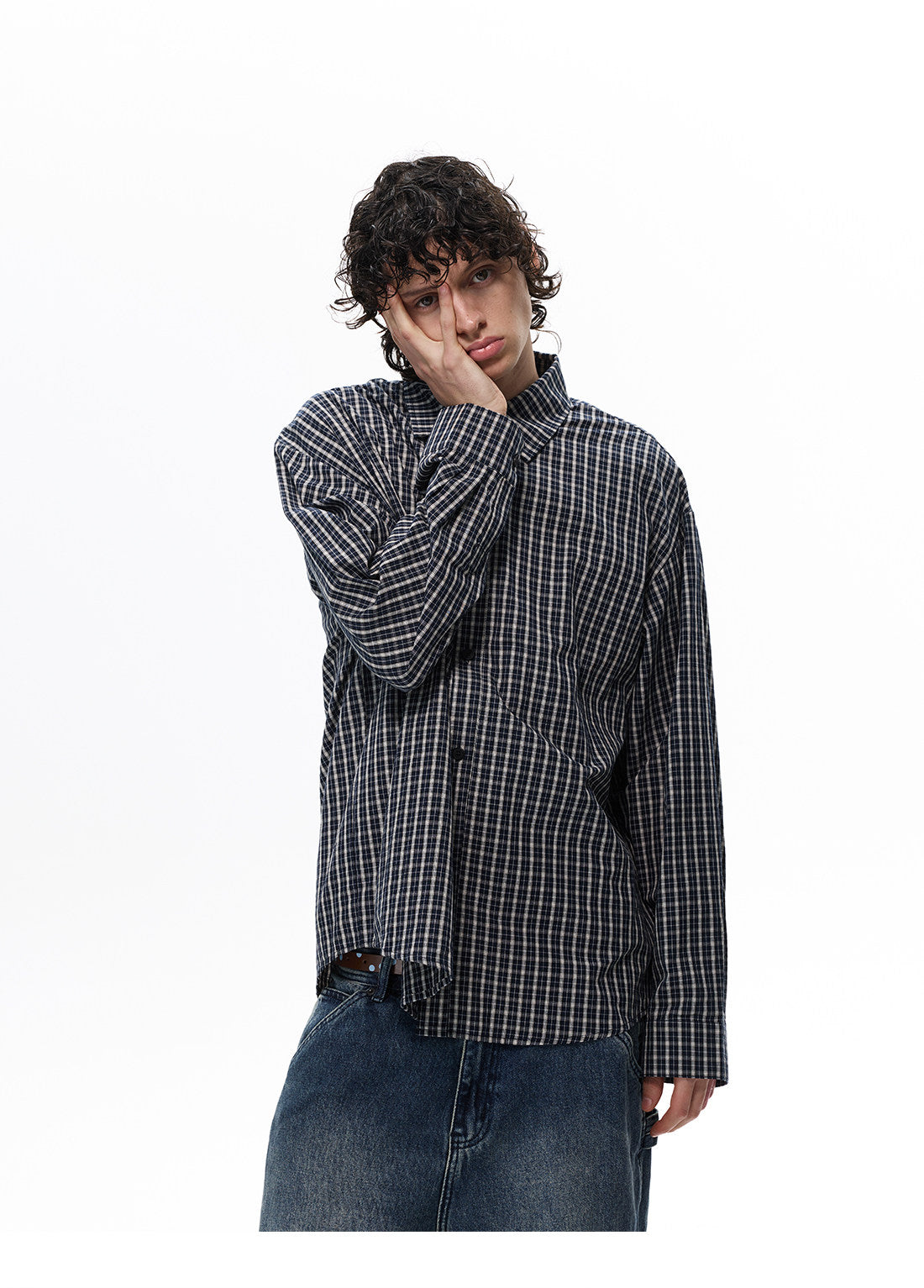 QS719B check shirts