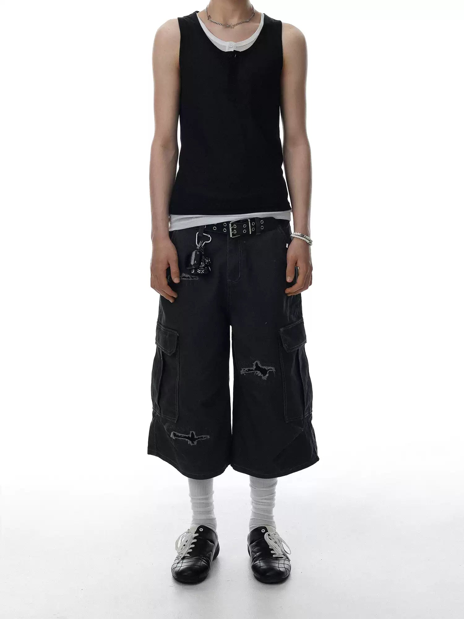 QS828B multi pocket pants