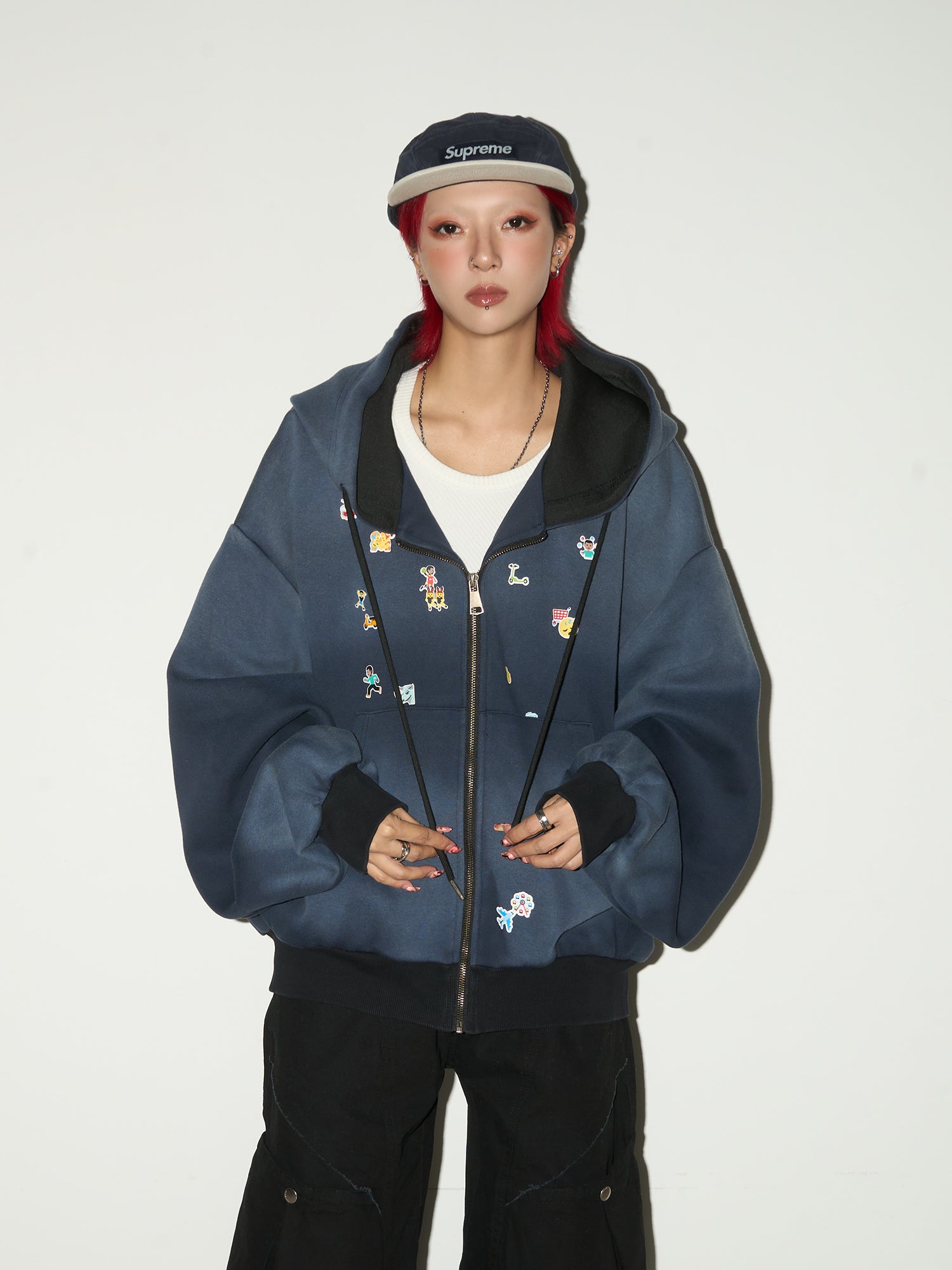 QS631B wash hoodie