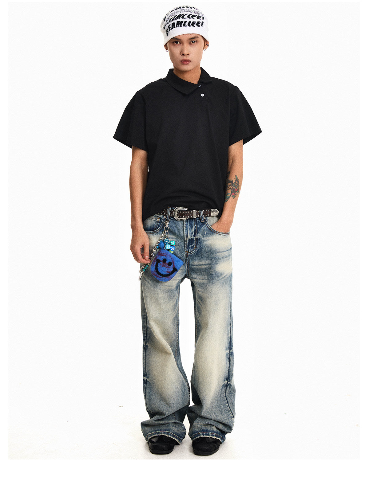 QS764B wash denim