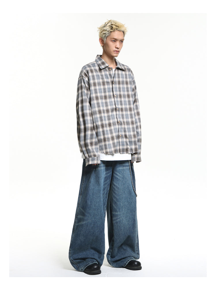 QS364B check shirts