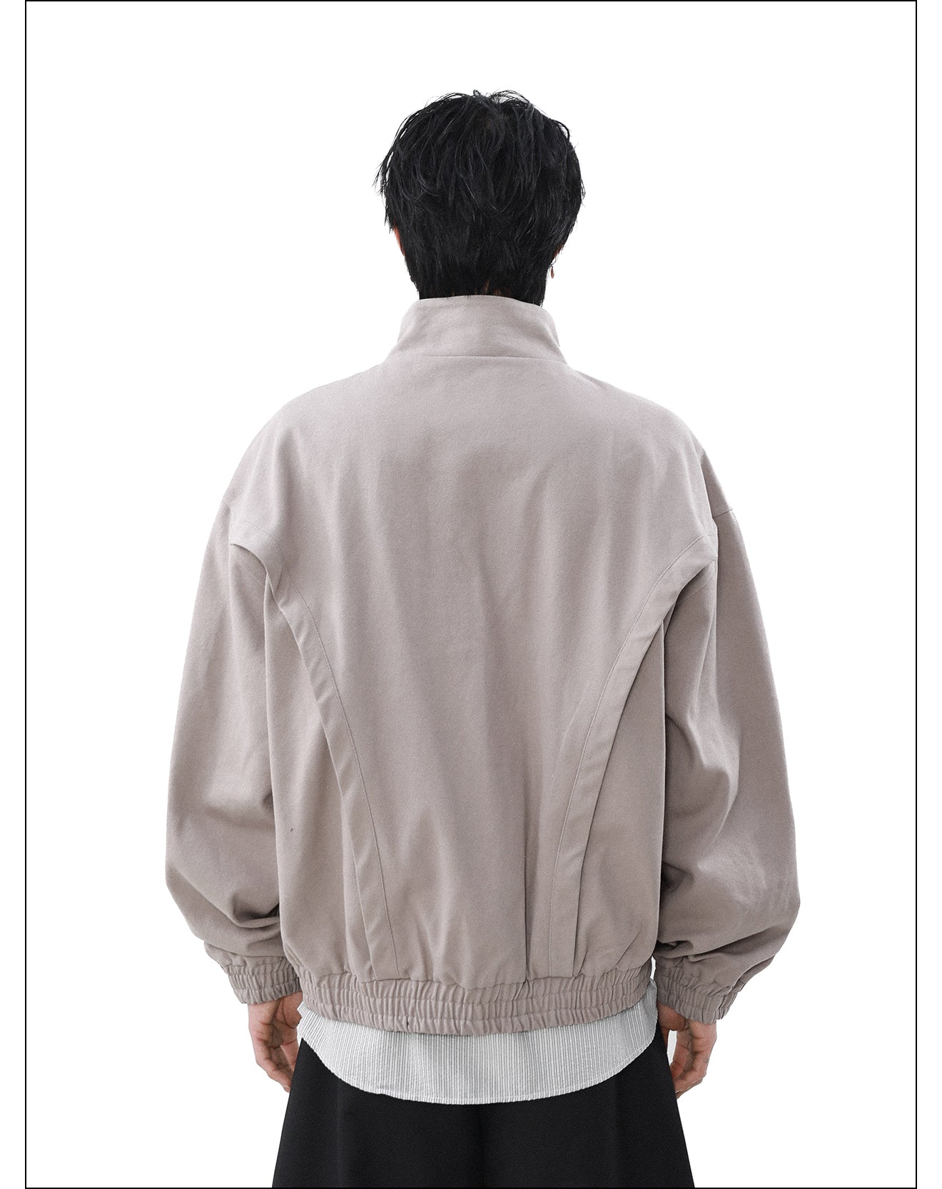 QS347B stand collar jacket