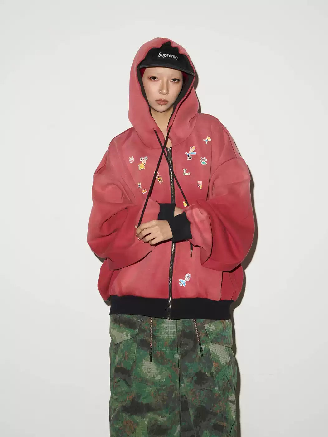 QS631B wash hoodie