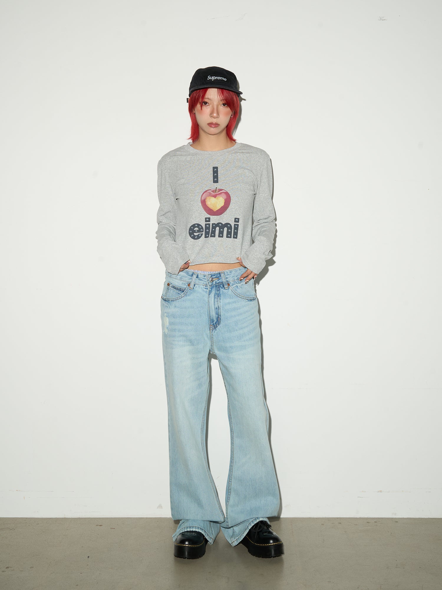 QS580B wash denim