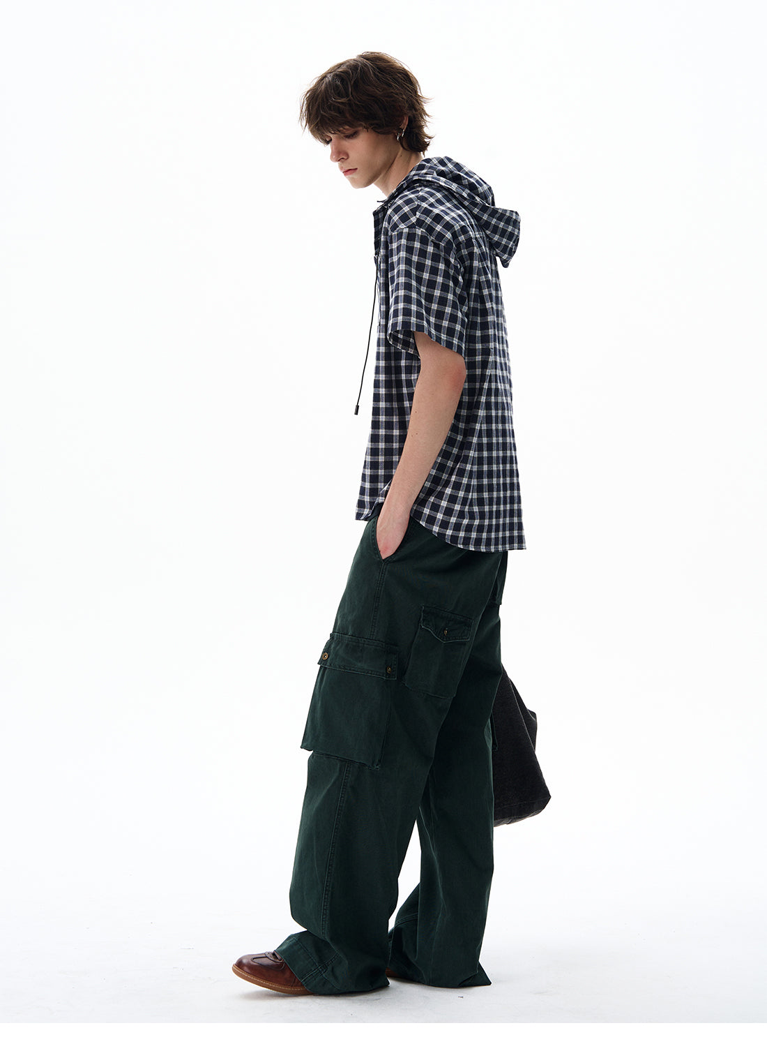 QS418B check shirts