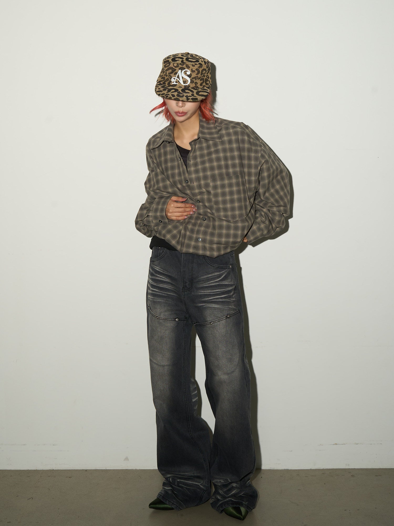 QS705B wash denim