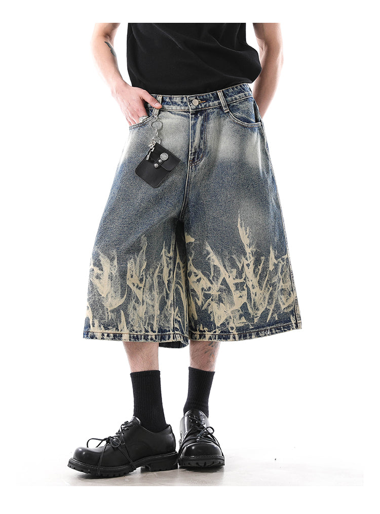 QS421B denim shorts