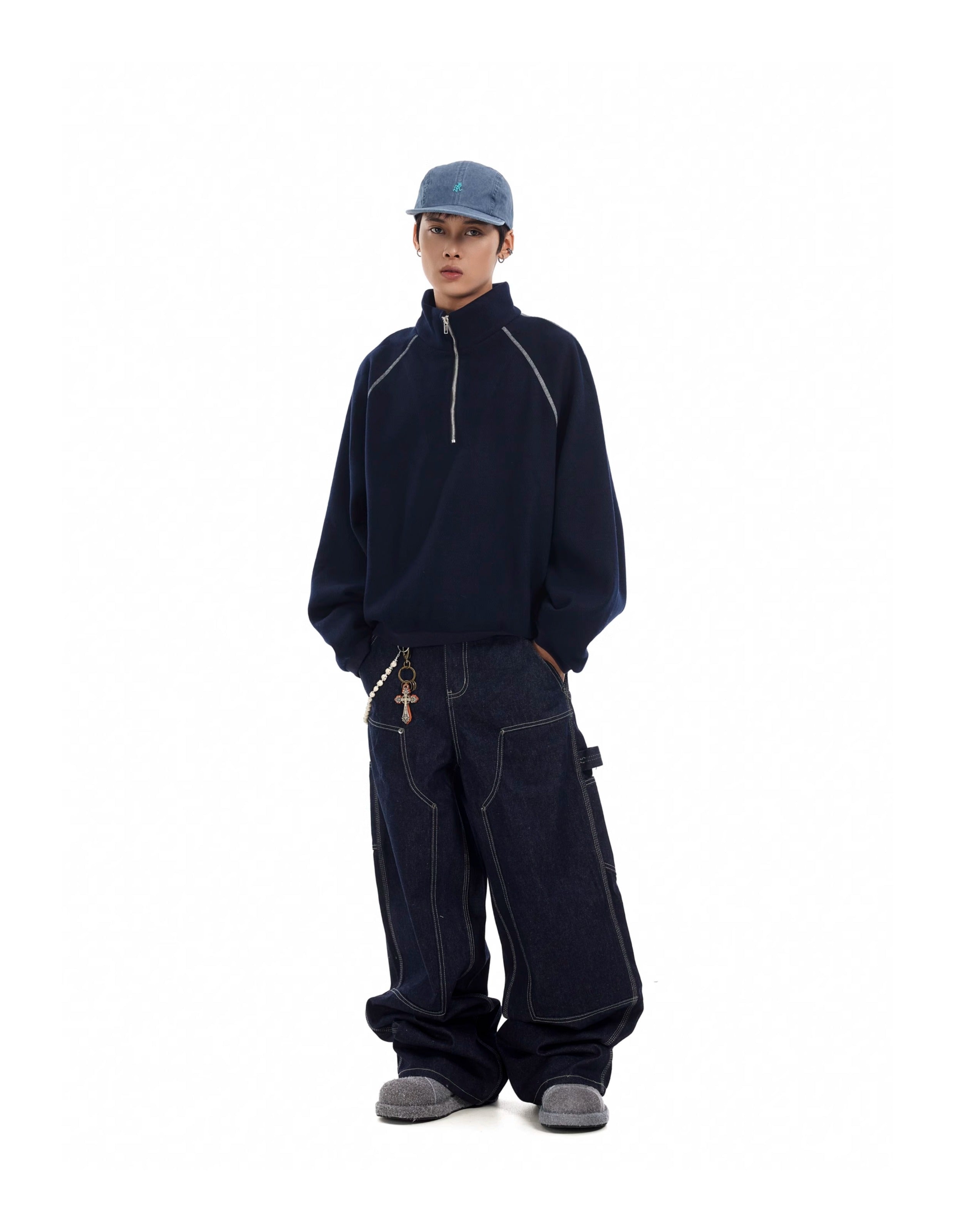 QS425B wide denim