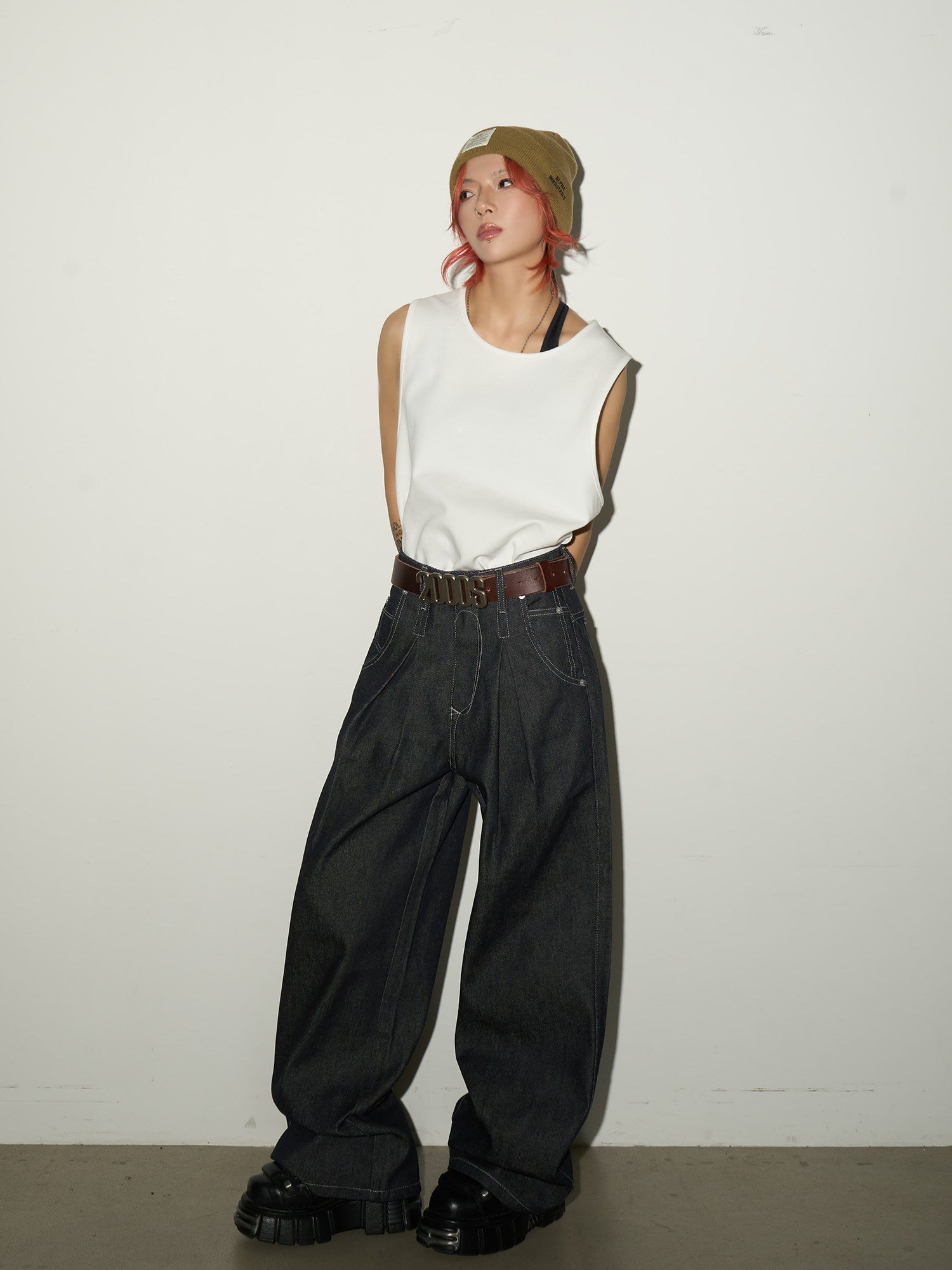 QS704B rigid denim