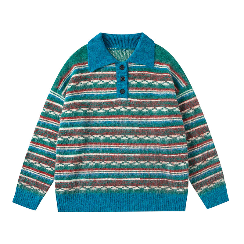 QS245B stripe sweater