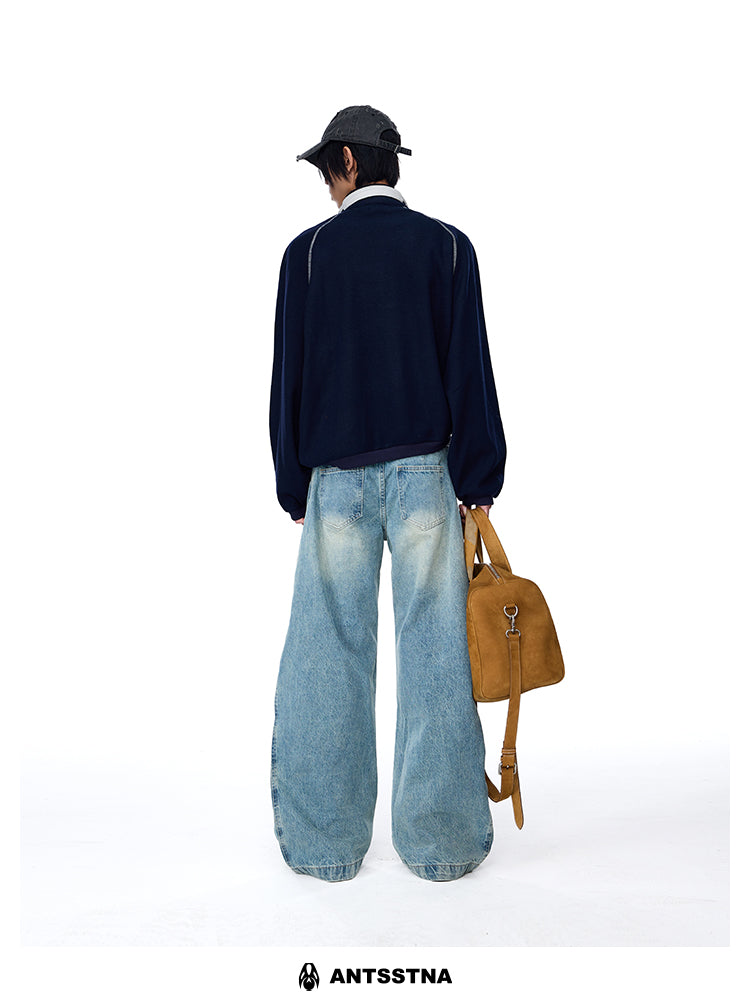 QS268B double waist denim