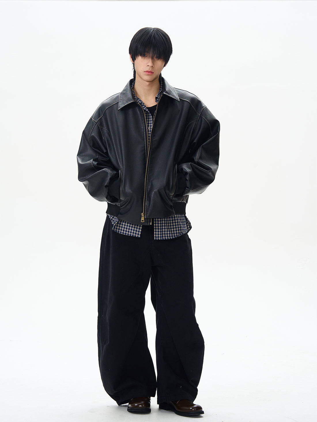 QS365B leather jacket