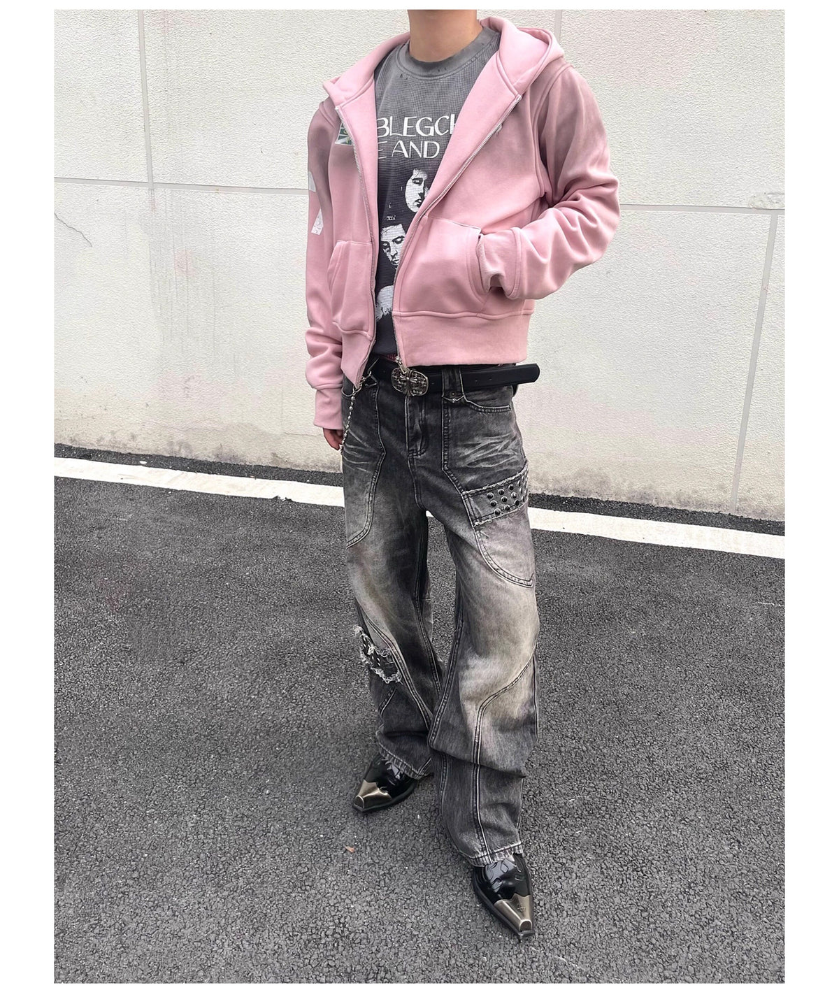 QS933B zip hoodie
