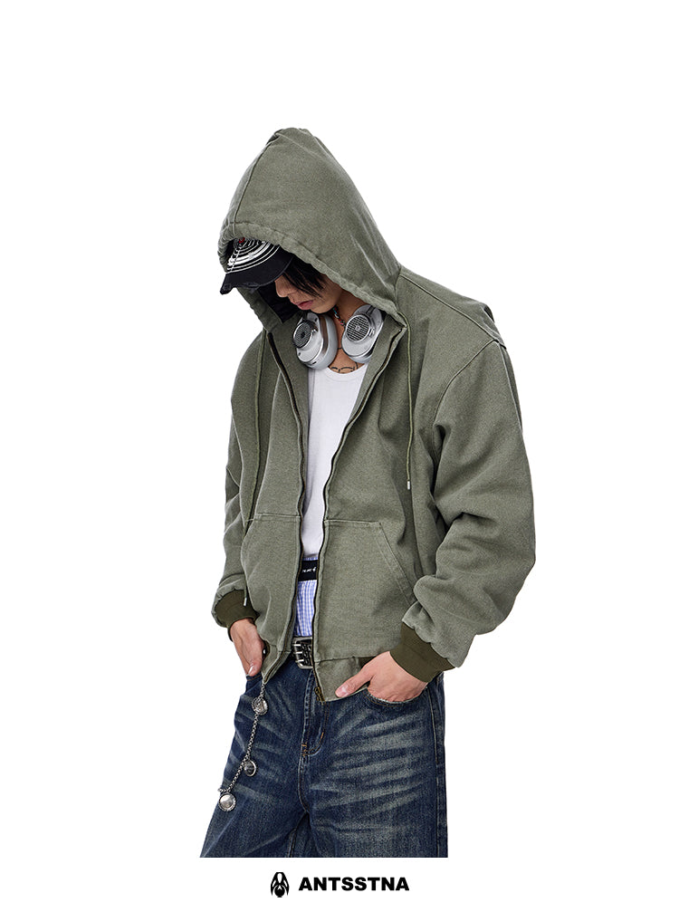 QS259B zip hoodie