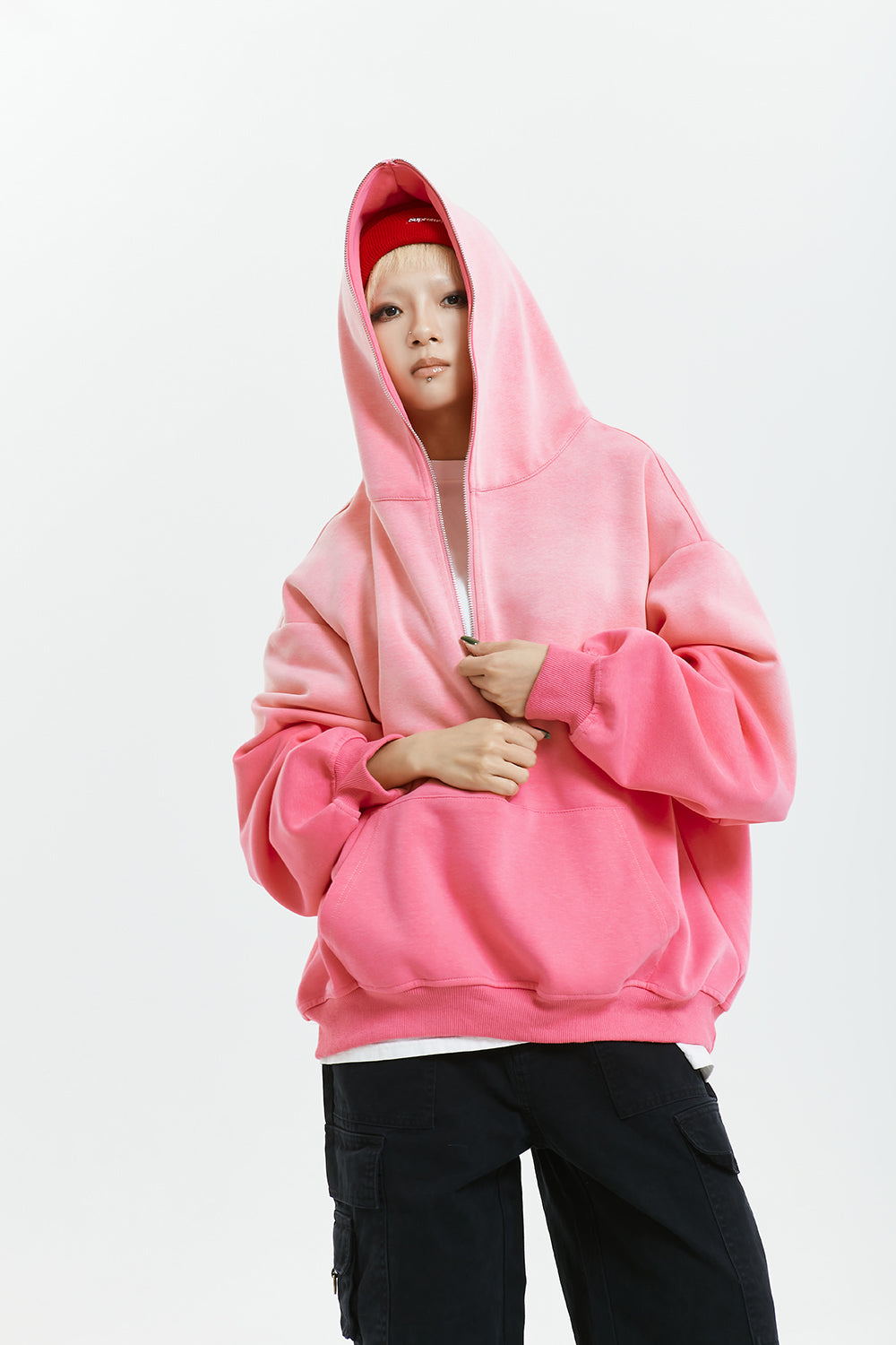 QS123B half zip hoodie