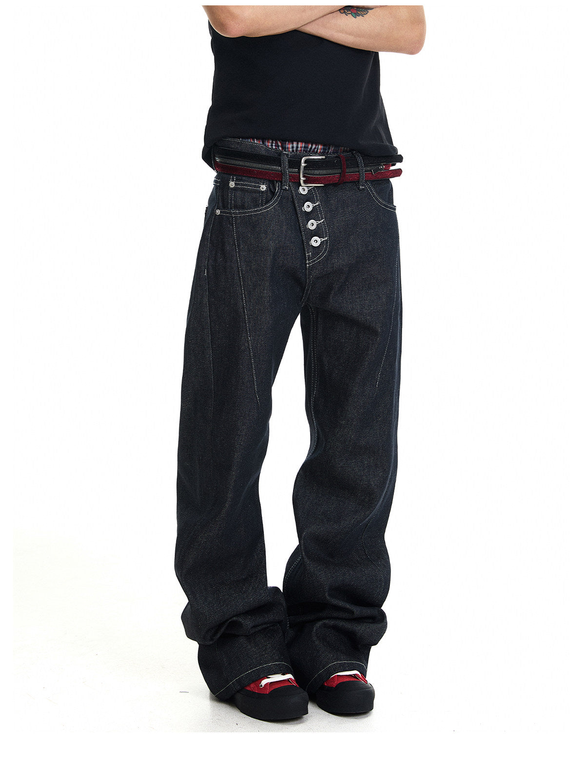 QS834B rigid denim