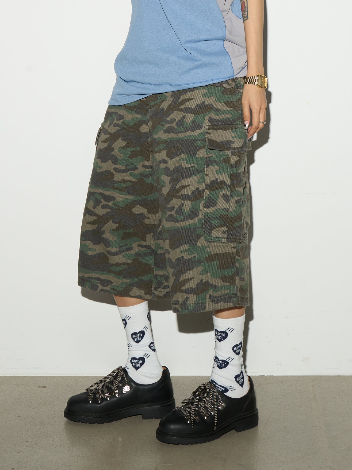 QS571B camouflage shorts