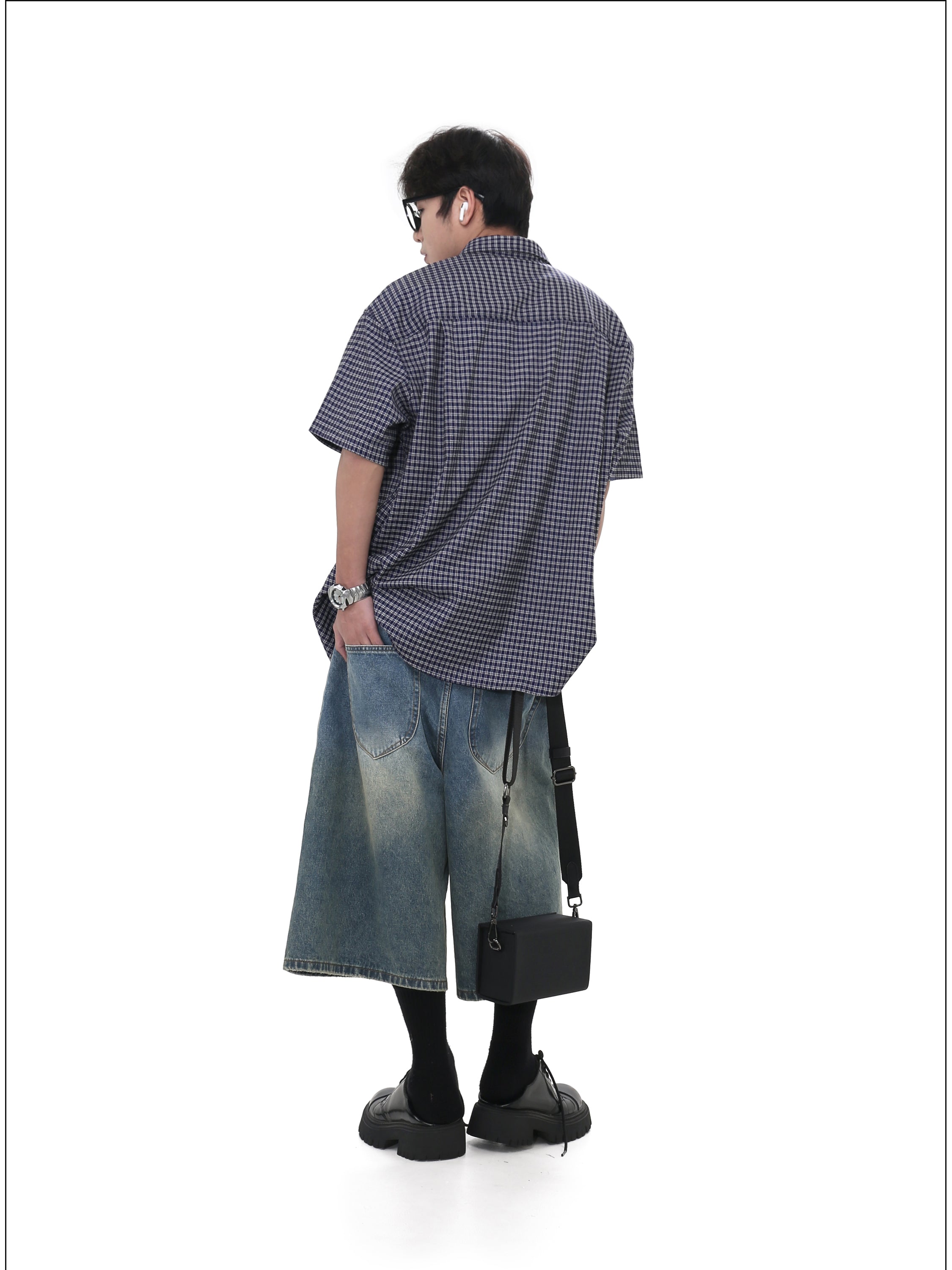 QS448B check shirts