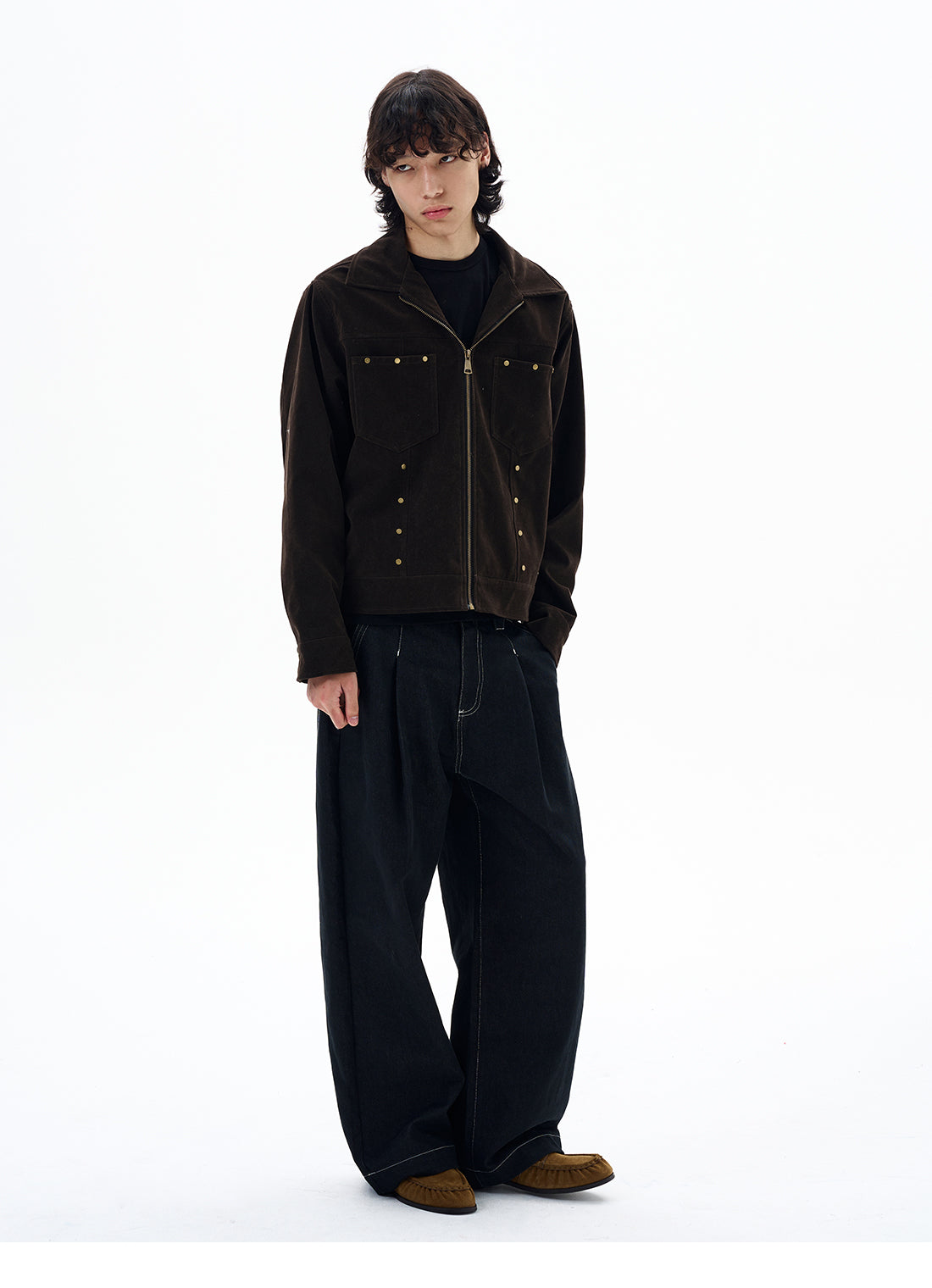QS651B suede jacket