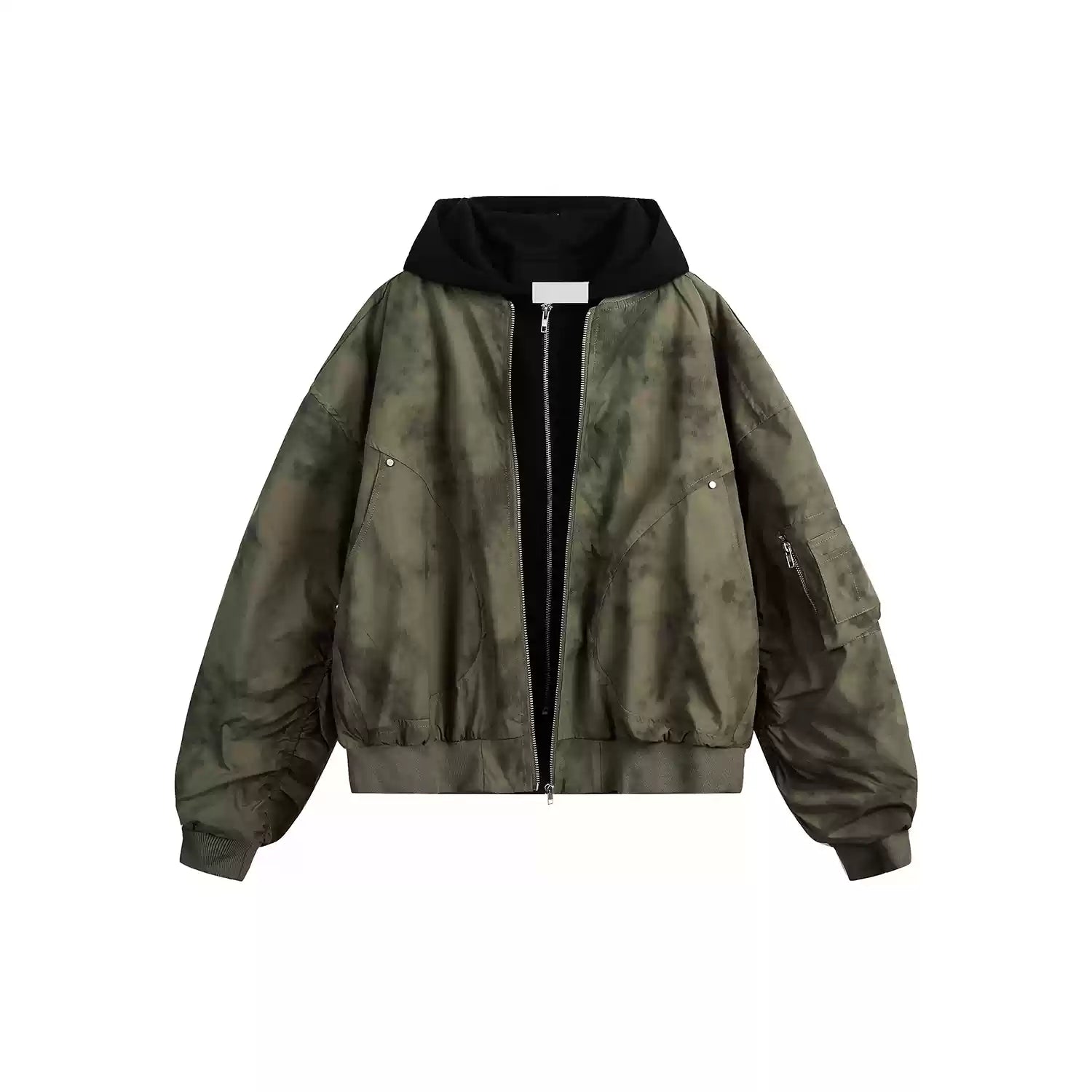 QS281B layered hoodie jacket