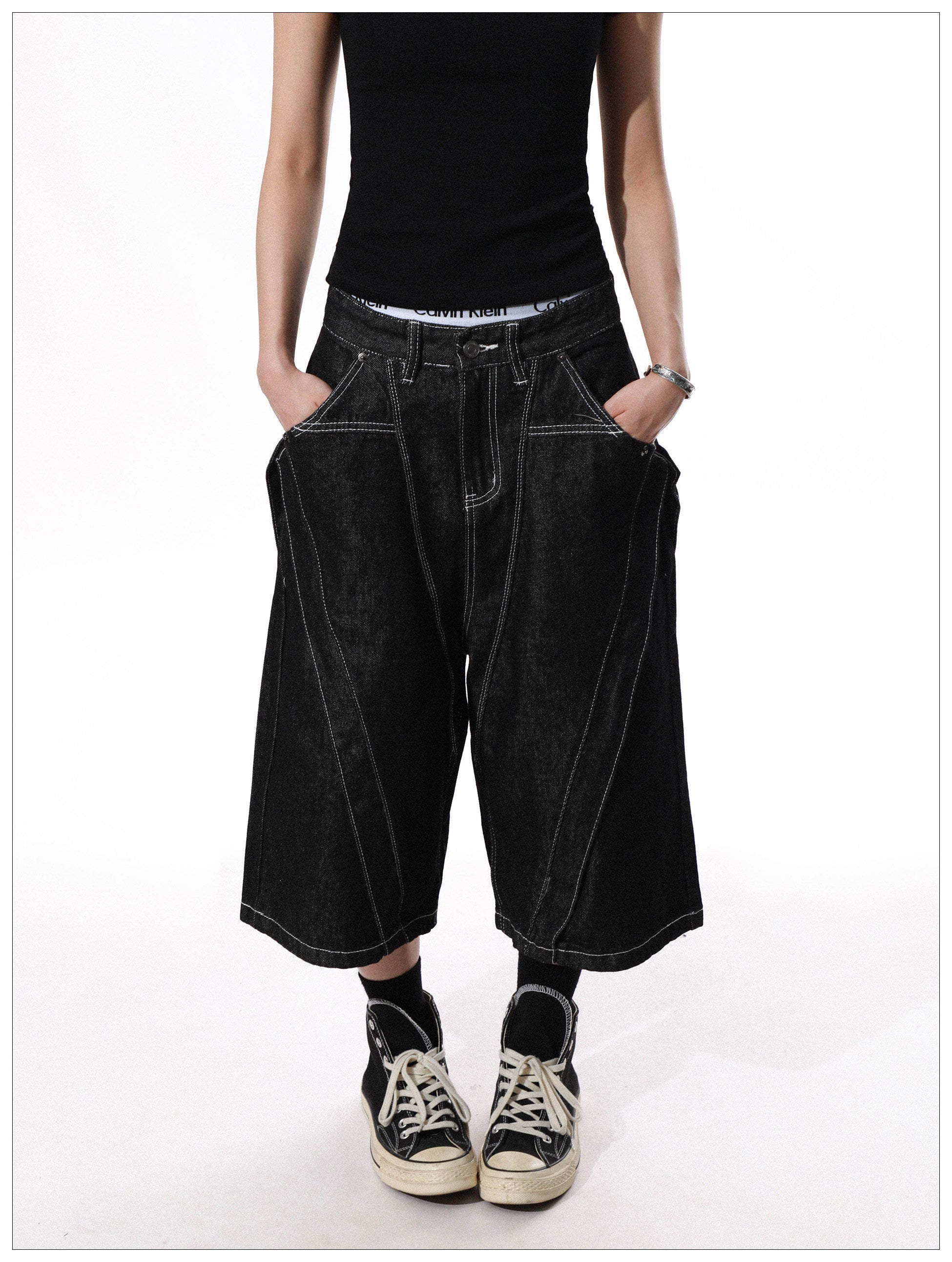 QS810B denim shorts
